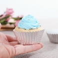 thumbnail image 6 of NICEXMAS ROSENICE 100pcs Aluminum Thickened Foil Cups Cupcake Liners Mini Cake Muffin Molds Baking Molds (Silver), 6 of 6