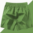 thumbnail image 6 of KPOPLK Mens 5 Inch Linen Shorts - Casual Elastic Waist Drawstring Summer Beach Shorts with Pocket(AG,L), 6 of 8