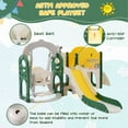 thumbnail image 6 of BTMWAY Toddler Swing and Slide Set 8-in-1, Kids Playground Climber with Adjustable Swing, Baby Slide & Basketball Hoop, Freestanding Playset for Ages 1-3, Best Gift for Toddlers, Indoor & Outdoor, 6 of 7