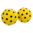 thumbnail image 3 of Pickleball Ball Silent 2Pcs Yellow For Indoor Entertainment Outdoor Activities Families, 3 of 8