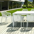 thumbnail image 3 of Air XL Extension 11 Piece Dining Set in White, 3 of 7