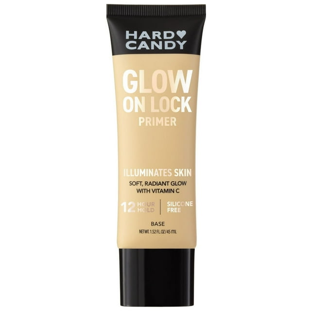 Hard Candy Glow On Lock Water-based Illuminating 12-Hour Hold Face Primer with Vitamin C