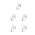 thumbnail image 1 of Kearding Gancho de pared de 6 garras, colgador de almacenamiento de toallas de baño y cocina giratorio ABS, estante colgante de plástico, herramientas Type5 NO5 Kearding CBP153318, 1 of 6
