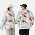 thumbnail image 6 of Kll Koi Fish Corals,Spring Summer Print Men'S Women’s Upf 50+ Sun Protection Outdoor Hoodie Jacket Long Sleeve Fishing Hiking Performance Shirt- Xx-Large, 6 of 8