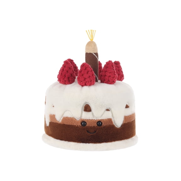 Apricot Lamb Chocolate Cake Plush Toy for Kids 7 Inches