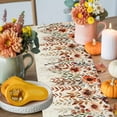 thumbnail image 4 of Fall Thanksgiving Table Runner, Autumn Thanksgiving Kitchen Dining Table Decoration for Home Party Decor 13x36 Inches, 4 of 9