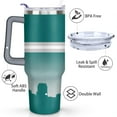 thumbnail image 2 of Philadelphia 40oz City Stainless Steel Tumbler with Handle and Straw for Football Fans Gifts Travel Mug Tumbler Cup Keeps Drinks Cold & Hot, 2 of 3