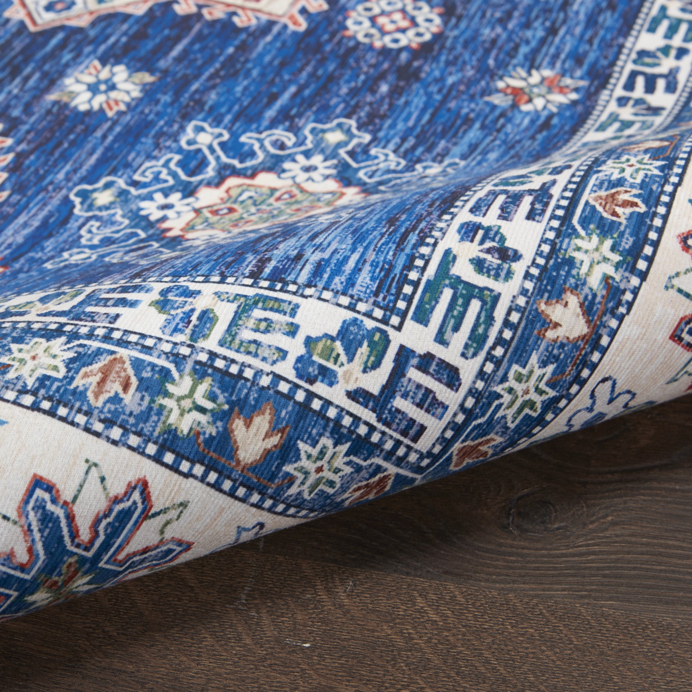 Nourison Fulton Vintage Blue 7'10" x 9'10" Area Rug (8x10)