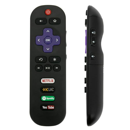 TCL Roku RC280 4K Smart TV Remote Control with KLIC YouTube Spotify App (Best Youtube Cache App)