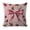 Pink bow cherry 1, variant on Red and white checkered cross Linen toss pillowcase decoration pillowcase gifting preferred 18x18 inch cushion cover 2 sets sofa pillowcase sofa bedroom living room car