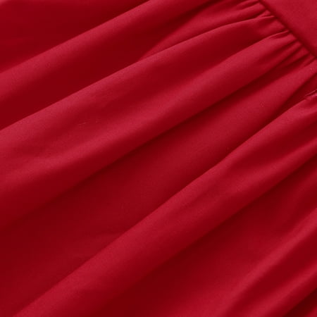 

Cathalem Baby Girl First Birthday Outfit Toddler Baby Girls Dress+Headbands Solid Kids Sleeveless Girls Two Piece Formal Dresses Dress Red 12-18 Months