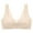 Beige Bra for Women, variant on Comfortable No Steel Ring Bra for Women, Breathable Front Closure Underwear, Soft Gathering Design, Perfect for Casual and Sleep Wear #Purple,M