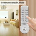 thumbnail image 1 of Handle Door Lock, Keyless Entry Door Lock Mechanical Keyless Door Lock  for Studio for Office for Home for Hotel, 1 of 7