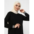 thumbnail image 3 of Black - Crew neck - Tracksuit Set - Tavin, 3 of 7