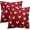 Saint-Valentin Rouge Blanc Amour Coeur, variante sur Housses de Coussin de la Saint-Valentin 18x18 Pouces Ensemble de 2 Cœurs Roses Blancs Décoration Housses de Coussin de Mariage de la Saint-Valentin Anniversaire de la Fête des Mères Décoration pour Ferme Maison Canapé Lit
