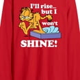 thumbnail image 2 of Garfield - Rise But Won't Shine - Men's Long Sleeve T-Shirt, 2 of 4