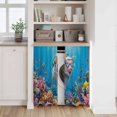 thumbnail image 6 of Funny Diving Pig Tier Curtains 54 Inch Length, Ocean Sea Coastal Coral Fish Marine Life Cafe Short Curtains for Bathroom Over Sink, Small Kitchen Curtain Light Filtering Drapes 2 Panels 27.5"Wx54"L, 6 of 8
