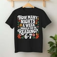 thumbnail image 2 of How Many Nights A Week Should You Be Reading 6-7 – T-Shirt, Hoodie & Sweatshirt – Book Lover Apparel – Perfect for Readers, 2 of 6