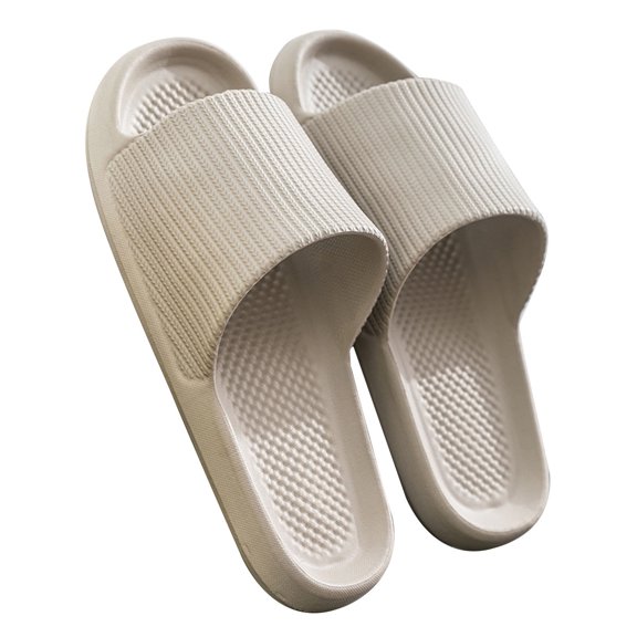 VerPetridure Summer Sandals for Women 2023 Womens Mens Solid Color Slippers Super Soft Breathable Anti-Slip Bedroom Home Slippers