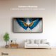 thumbnail image 2 of Cuadro Decorativo Marco Flotante Vuelo Celestial 120x60 Canvas Revolution Marco Dorado, 2 of 3