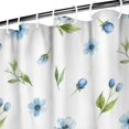 thumbnail image 3 of Pioneer Flower Floral Print Pattern Shower Curtain 84”x72", Bathroom Decorative Shower Curtain Set with 12 Hooks, Waterproof Washable, 3 of 6
