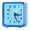 Sky Blue, variant on Uanit Brightly Colored Transparent Silent Desk Alarm Clock - Precise Quartz Movement Non-ticking Clock for Bedroom, Office & Nightstand, Compact and Portable
