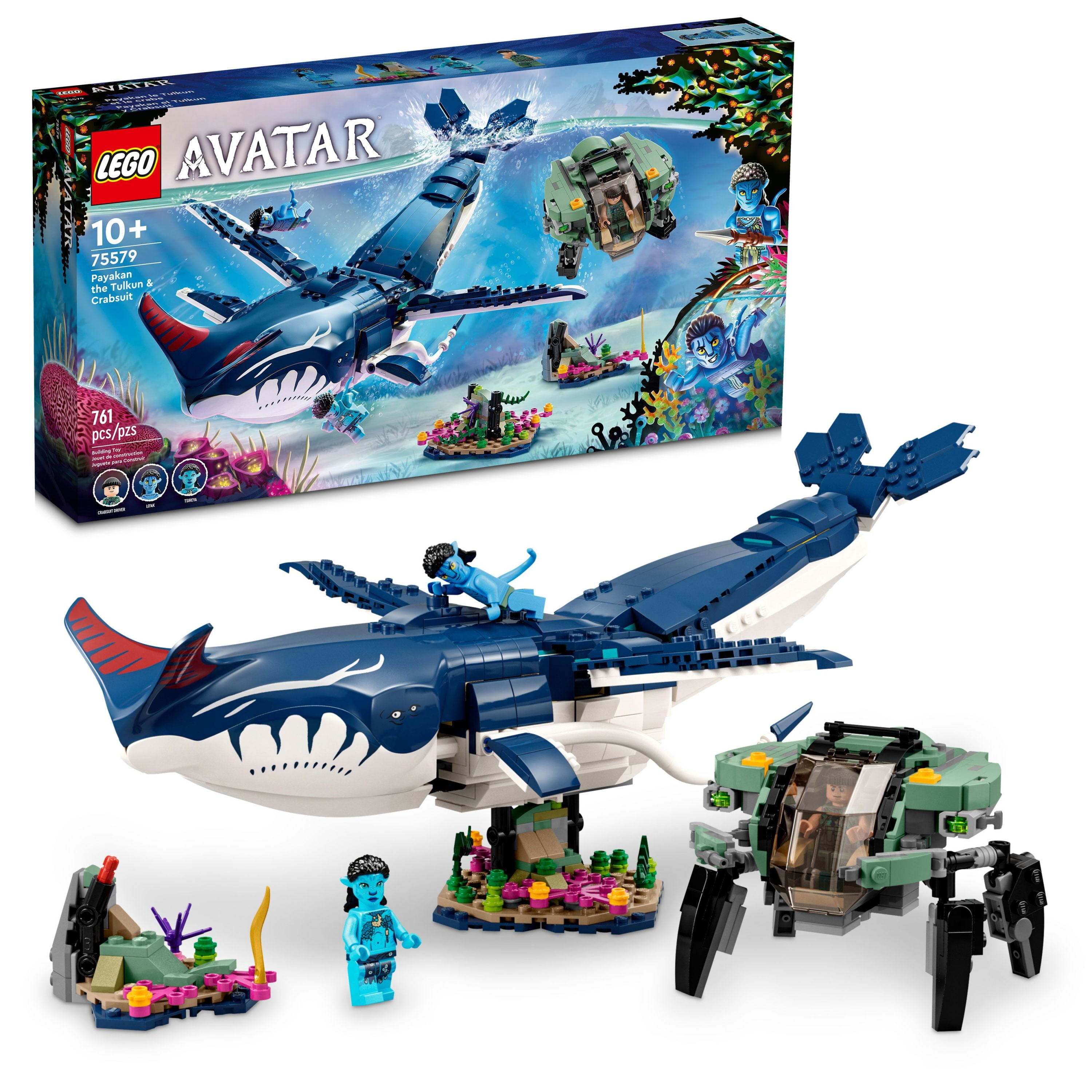 Rundt om trofast sælger LEGO Avatar: The Way of Water Payakan the Tulkun & Crabsuit Building Toy  75579 - Walmart.com