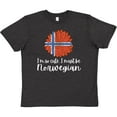 thumbnail image 3 of Inktastic I'm So Cute, I Must be Norwegian Sunflower Norway Flag Youth T-Shirt, 3 of 5