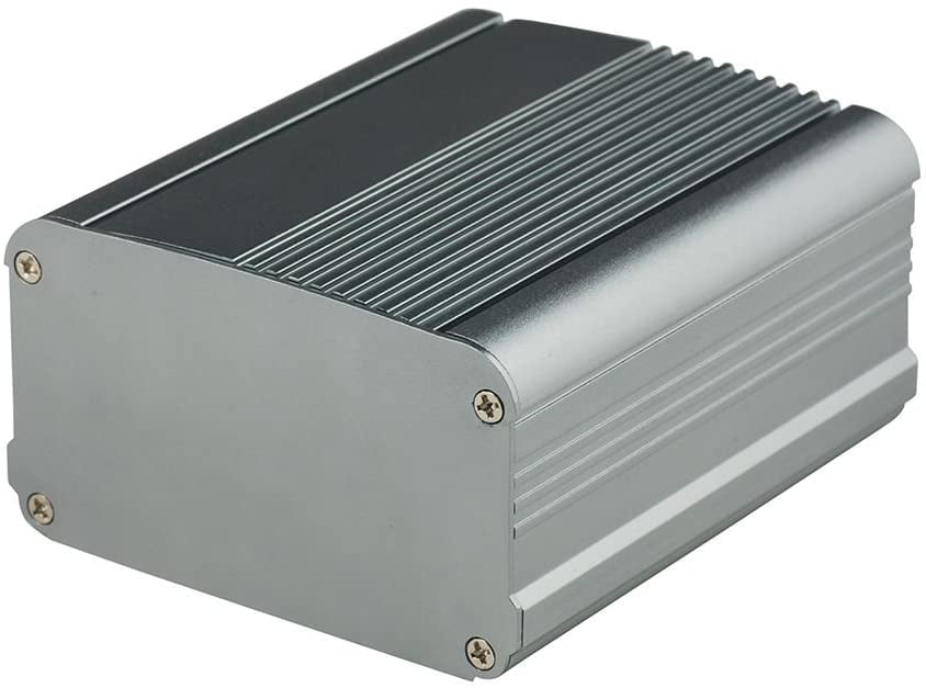 5.12"*3.74"*2.17" Aluminum Enclosure Project Electronic Box for PCB Case DIY 
