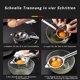thumbnail image 5 of Three-hole stainless steel egg separator., 5 of 5