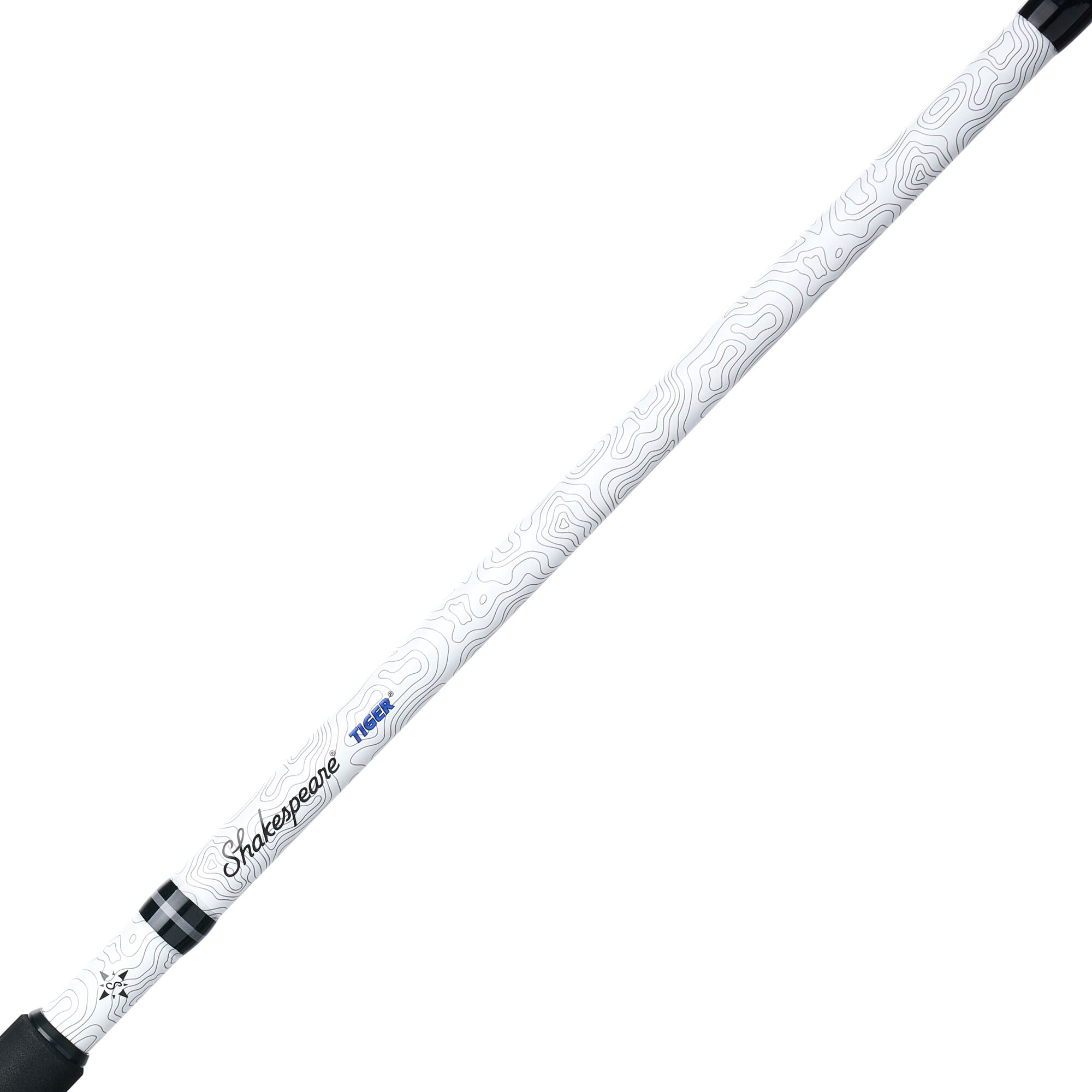 Shakespeare Tiger Spinning Combo, 10' 2-pc Medium Heavy Fishing Rod, 60-Size Reel