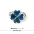thumbnail image 4 of Maoww Mood Rings Unicorn Adjustable Different Styles Not Easy to Break Beautiful Changeable Temperature Jewelry Unique Design Party Clover Happy Flower, 4 of 5