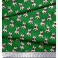 thumbnail image 3 of Soimoi Cotton Cambric Fabric Pug Dog Printed Fabric 1 Yard 42 Inch Wide, 3 of 3