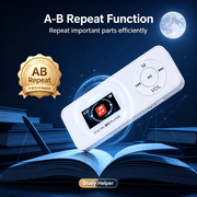MUSICOZY Bluetooth MP3 Player with Built-in Speaker, 1.1 Inch Mini Digital Music Player, Portable Lossless Audio Player, Support TF Card, Voice Recorder, FM Radio for Students, Running, Travel