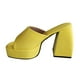 thumbnail image 2 of Sandalias de tacón grueso con plataforma impermeable para mujer, sexy, súper alta, con punta abierta Wmkox8yii ytu734, 2 of 8