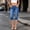 #0475-Light Blue, variant on Womens Stretch Slim Cropped Skinny Jeans with Pockets High Waist Capri Denim Pants Bottoms for Daily Summer