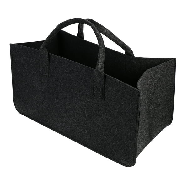 GOOHOCHY 1 bolsa de almacenamiento de fieltro duradera y práctica para leña al aire libre.