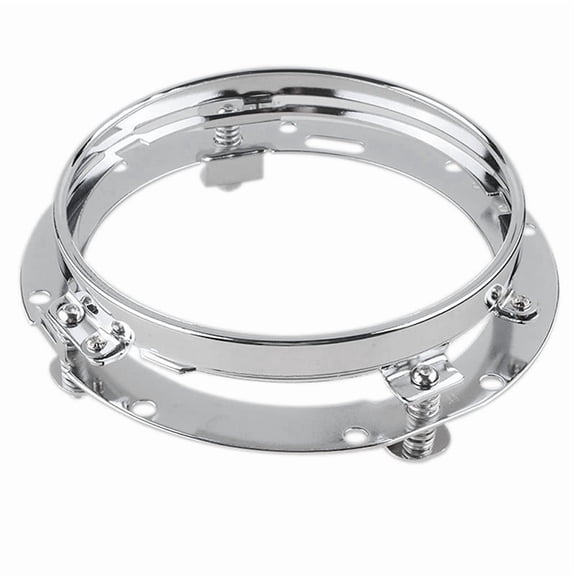 Adjustable 7" Headlight Mounting Bracket Headlamp Round Headlight Rings Aluminum Support Simple Installation for Auto