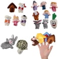 thumbnail image 1 of 24 Unidades Títeres de , para , las Escuelas y Otros de Aprendizaje Hermoso y Clásico Peluche, 1 of 7