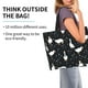 thumbnail image 2 of Balery Fashionable Goose Bolsa Tote Estilo Estético con Cremalleras, Bolsa de Hombro, Bolsa de Compras Grande y Plegable, 2 of 8