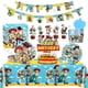thumbnail image 2 of Artículos para fiestas de Toy Story, vajilla de cumpleaños de Bustlightyear, bandeja de papel, vaso de papel, mantel, bandera, decoración, traje | | 20 toallas de papel, 2 of 5