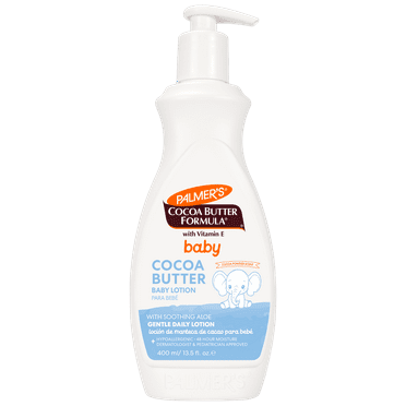 Palmer's Cocoa Butter Formula Baby Lotion, Gentle Moisturizer for Delicate Skin with Vitamin E & Aloe  13.5 Fl oz.