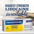 thumbnail image 3 of Preparation H Rapid Relief with Lidocaine Hemorrhoid Symptom Treatment Cream, Tube (0.75 Ounce), 3 of 8