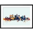 thumbnail image 2 of Art.com Atlanta Georgia Skyline Art Print by Michael Tompsett, Black Frame Wall Art, 29" x 21", 2 of 5