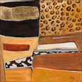 thumbnail image 2 of Pinto, Patricia 26x26 Black Ornate Wood Framed with Double Matting Museum Art Print Titled - Congo II, 2 of 4