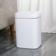 thumbnail image 3 of jifeng Intelligent Induction Garbage Bucket Dustbin Garbage Can for Office Home waterproof white 13L, 3 of 8