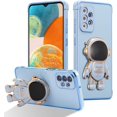 thumbnail image 6 of for Samsung Galaxy A33 5G Case Cute 6D Astronaut Case with Stand Function Luxury Plating Case Cover Slim Fit Soft TPU Shockproof Bumper Protective Electroplated Case for Girls Boys,Black, 6 of 10