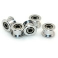 thumbnail image 5 of BALAHAPY 5Pcs Gt2 Aluminum Pulley Wheel Silver For Cnc Engine Lathe 1.30X1.30X0.90in, 5 of 8
