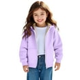 thumbnail image 4 of Coerni Boys Girls Sherpa Fleece Lined Hoodie Jacket Zip Up Thermal Jacket Winter Warm Outwear Coat Cozy Casual Hooded Sweatshirt, 4 of 8