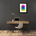 thumbnail image 4 of Barnes, Victoria 19x24 Black Modern Framed Museum Art Print Titled - Bright Stack II, 4 of 5